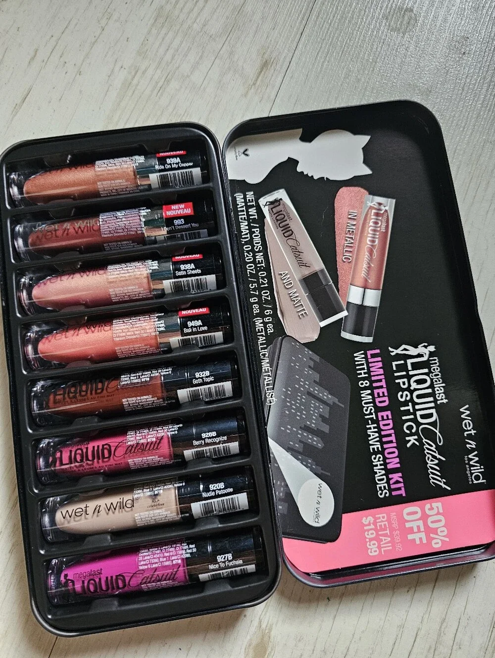 wet n wild Megalast Liquid Catsuit Limited Edition Lipstick Kit - Discontinued